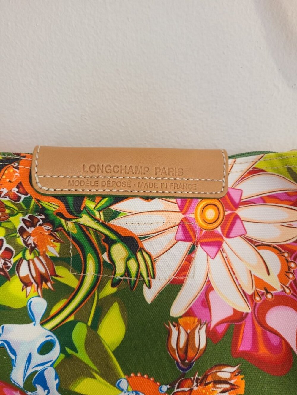 Longchamp x Me Company Mini Le Pliage Floral Hand Bag Canvas - Picture 3 of 10